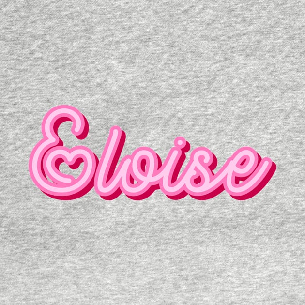 Eloise name pink heart by maoudraw